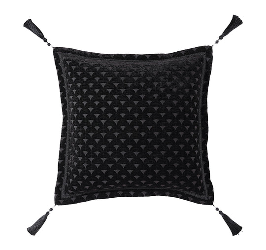 Imperial European Pillowcase Black