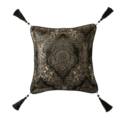 Monarch 45x45cm Filled Cushion Black