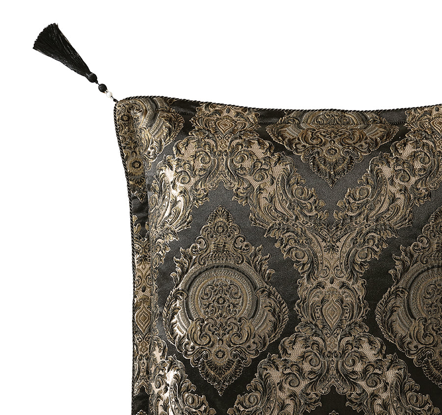 Monarch European Pillowcase Black