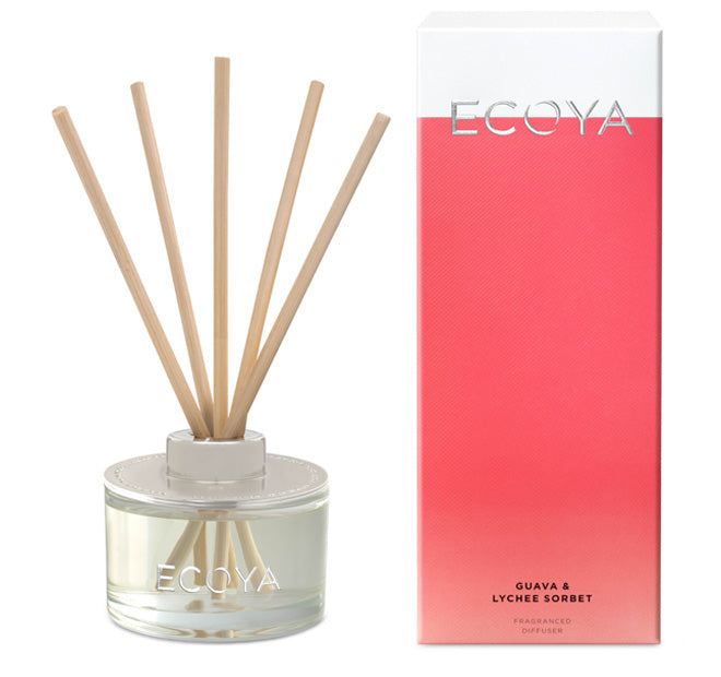 Mini Reed Diffuser 50ml Guava and Lychee Sorbet