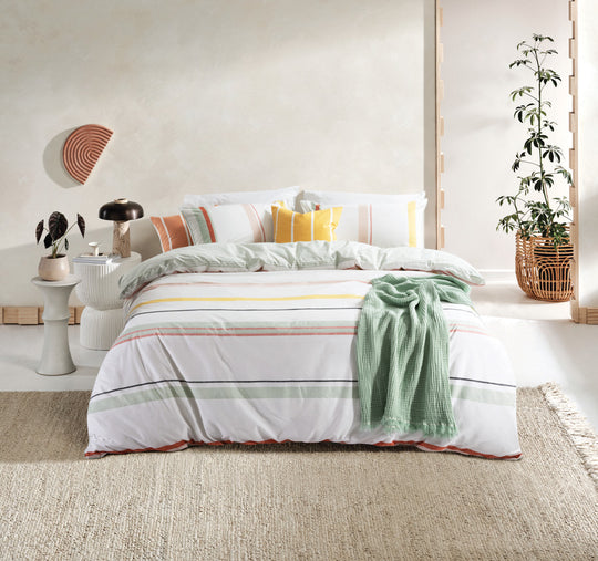 Adrian Quilt Cover Set Range Multi