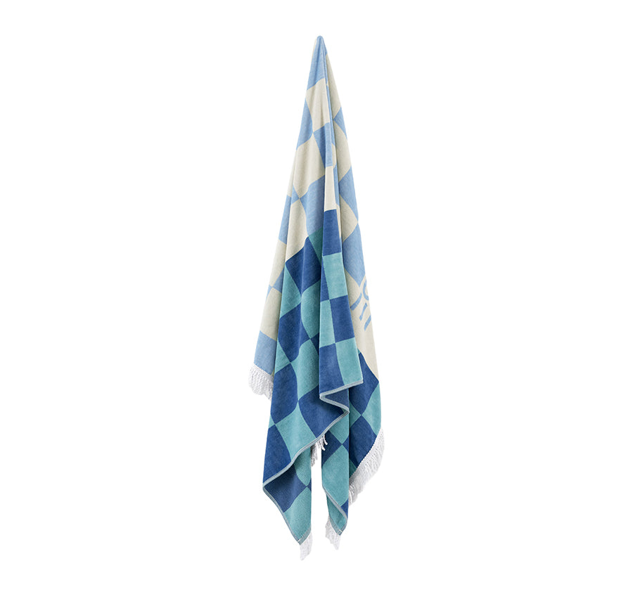Boardwalk 100x180cm Beach Towel Sky