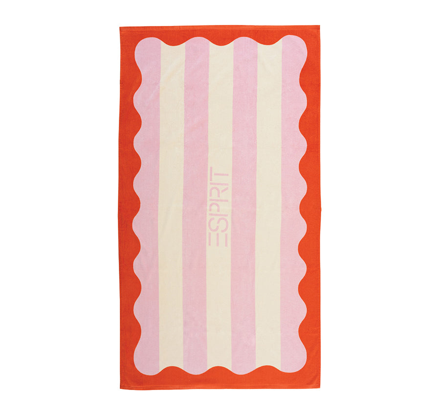 Esplanade 80x160cm Beach Towel Crimson