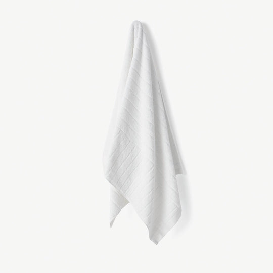 Isle 600GSM Cotton Bath Towel Range White