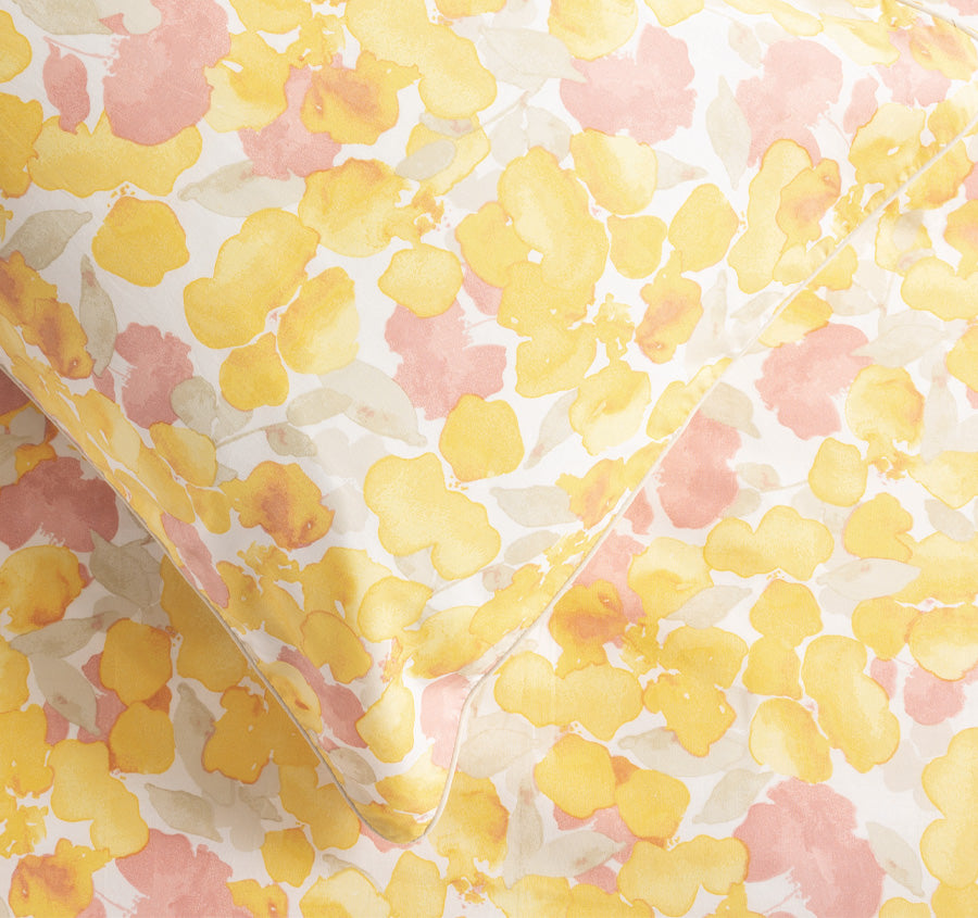 Nikita Quilt Cover Set Range Yellow