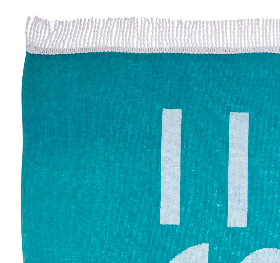 Raglan 80x160cm Beach Towel Teal