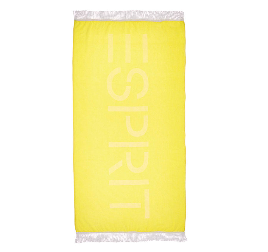 Raglan 80x160cm Beach Towel Yellow