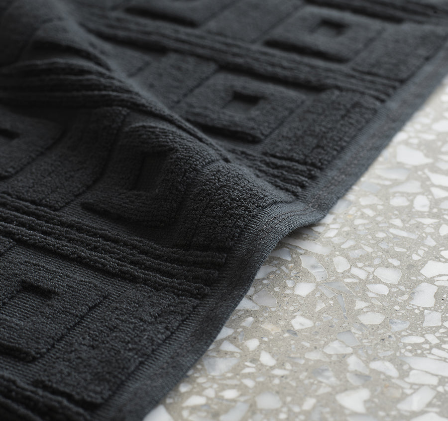 Astoria 580gsm Cotton Bath Towel Range Black