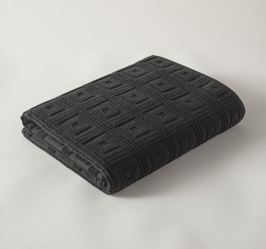 Astoria 580gsm Cotton Bath Towel Range Black