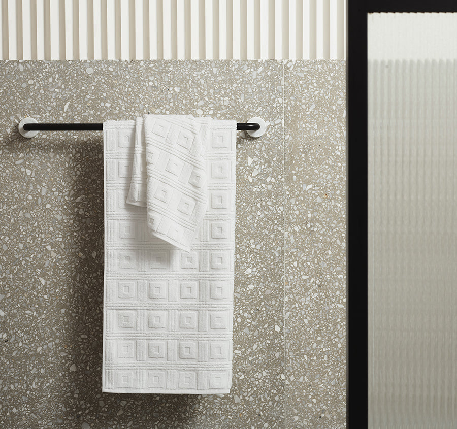 Astoria 580gsm Cotton Bath Towel Range White
