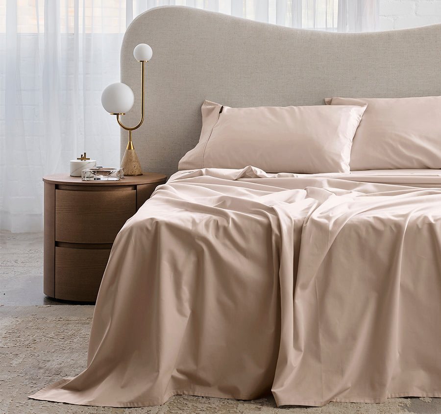 Keye 500TC Cotton Mega Sheet Set Range Blush