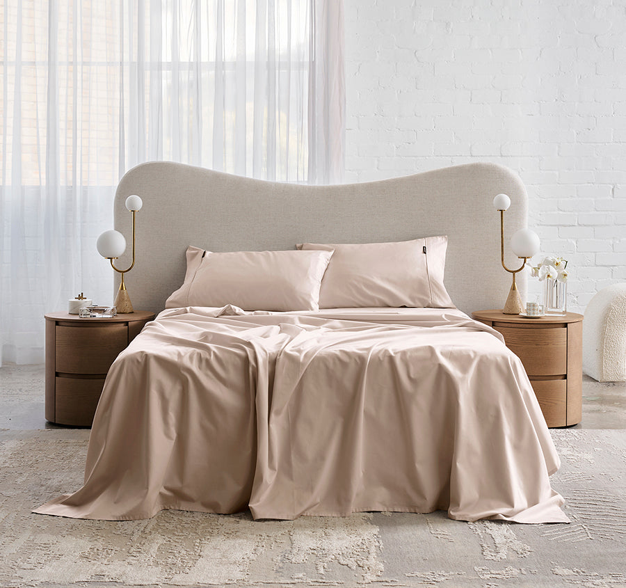 Keye 500TC Cotton Mega Sheet Set Range Blush