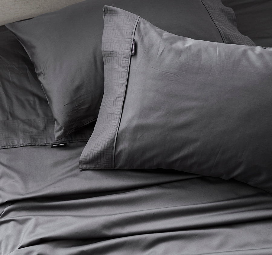 Keye 500TC Cotton Mega Sheet Set Range Charcoal