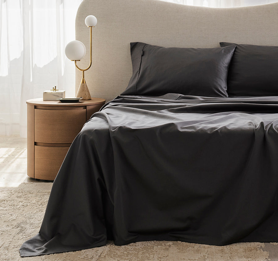 Keye 500TC Cotton Mega Sheet Set Range Charcoal