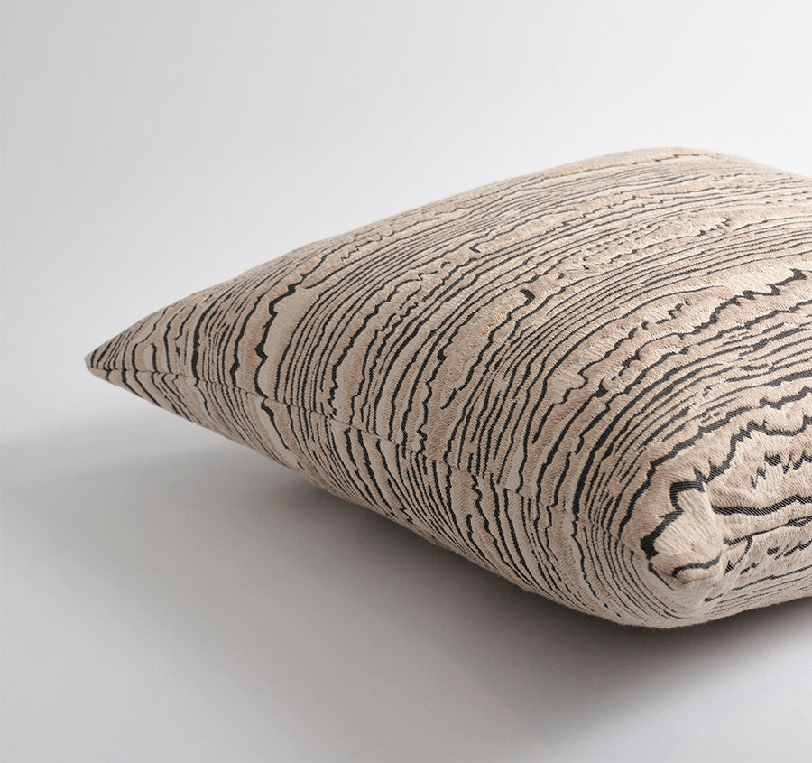 Moire 50x50cm Filled Cushion Black