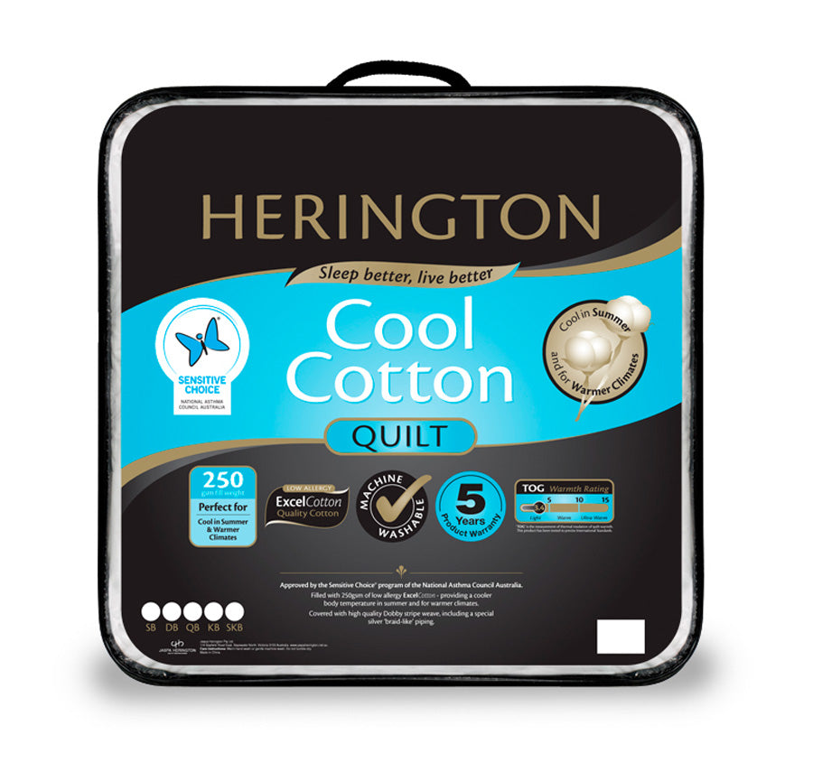 Cool Cotton 250GSM Quilt Range