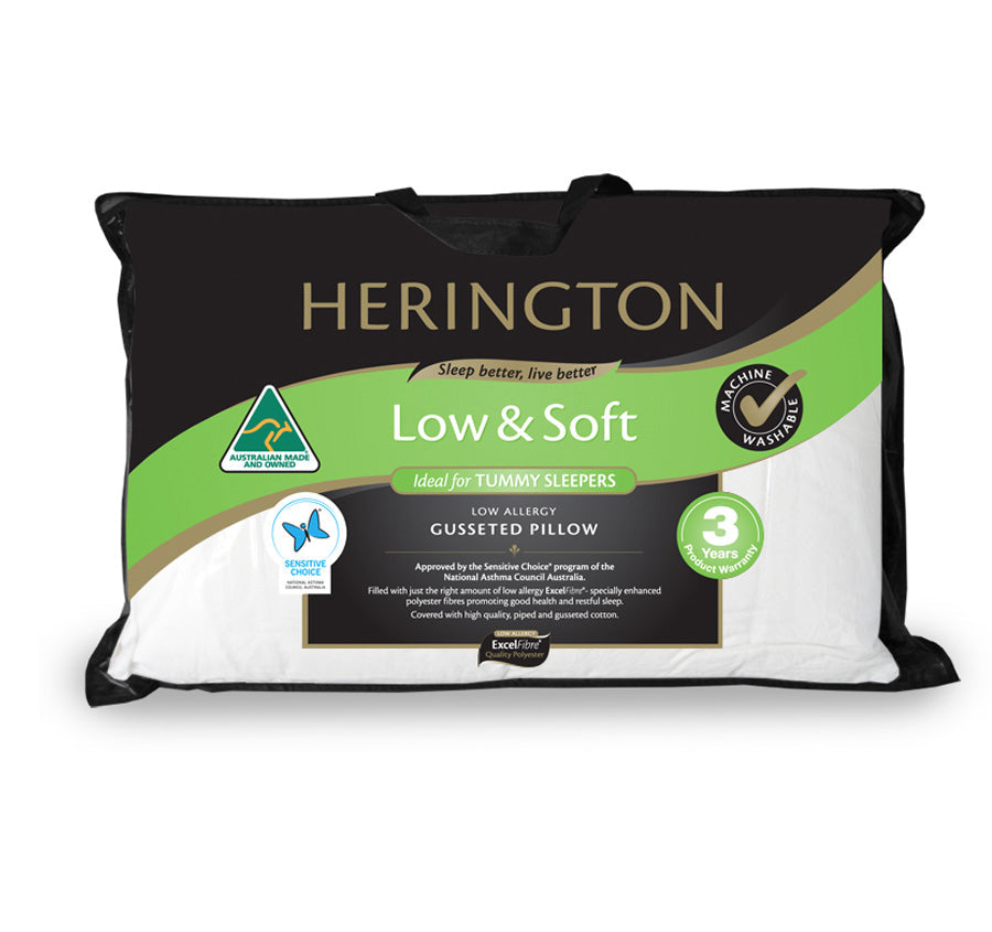 Gusset Low and Soft Pillow