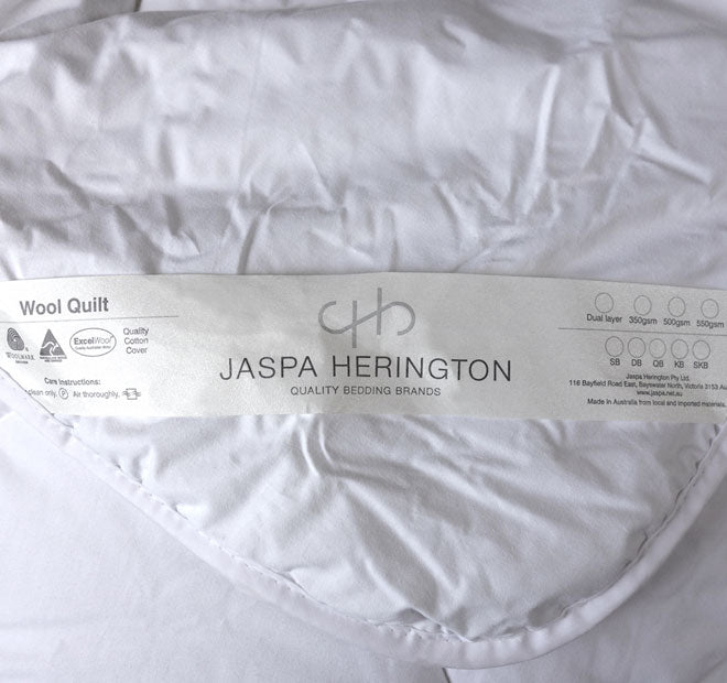 Warm Wool 550GSM Quilt Range