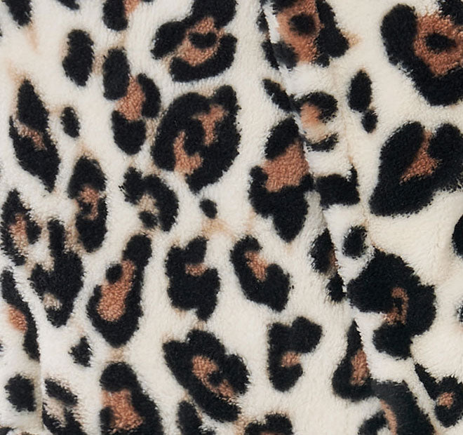 Plush Kids Bathrobe Range Leopard