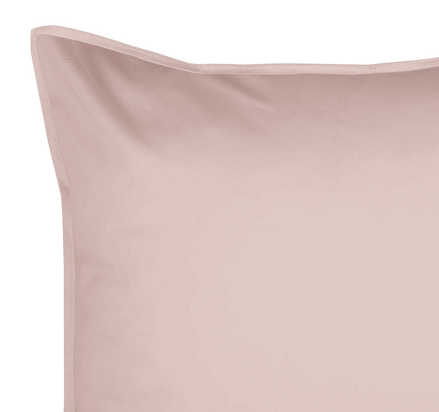 Drift Stonewashed Cotton European Pillowcase Blush Pink