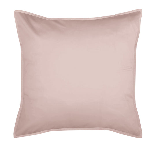 Drift Stonewashed Cotton European Pillowcase Blush Pink