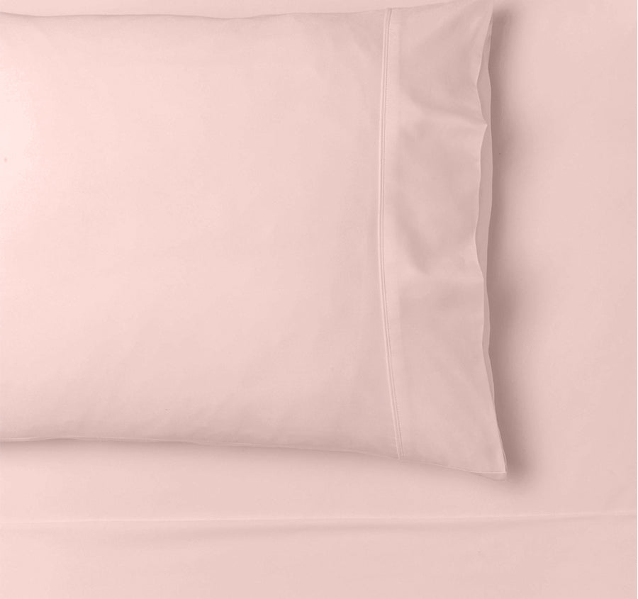 Drift Stonewashed Cotton Mega Sheet Set Range Blush Pink