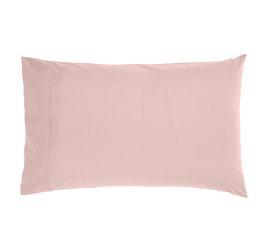 Drift Stonewashed Cotton Standard Pillowcase Pair Blush Pink