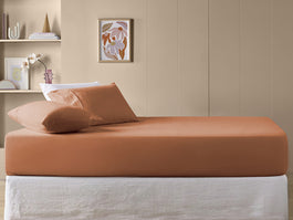 Drift Stonewashed Cotton Mega Fitted Combo Range Earth Clay