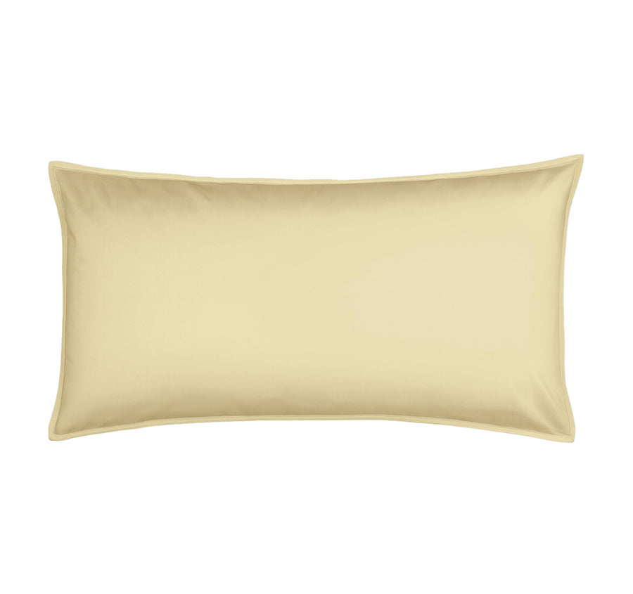 Drift Stonewashed Cotton King Pillowcase Lemon Yellow