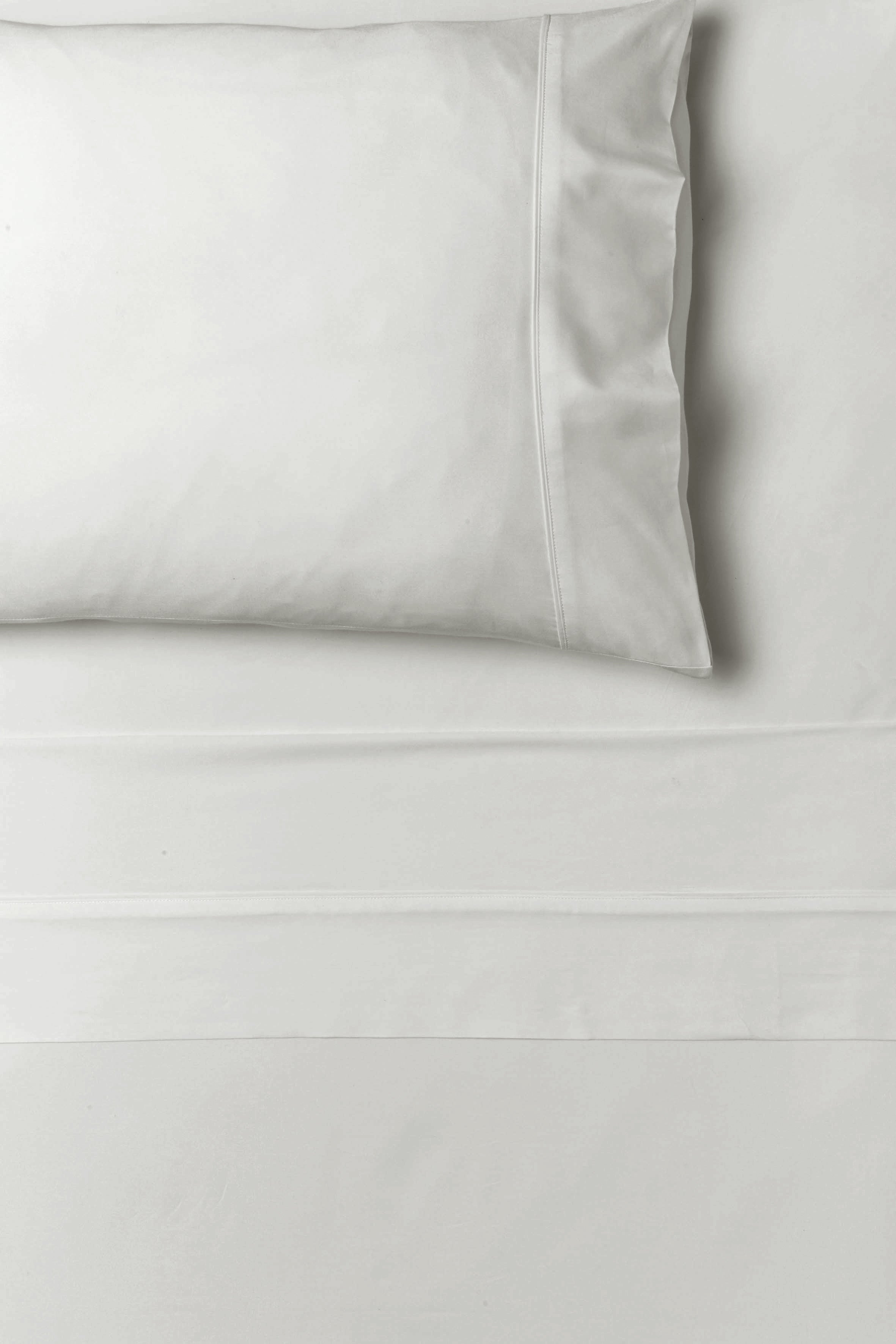 Drift Stonewashed Cotton Mega Sheet Set Range Pure White