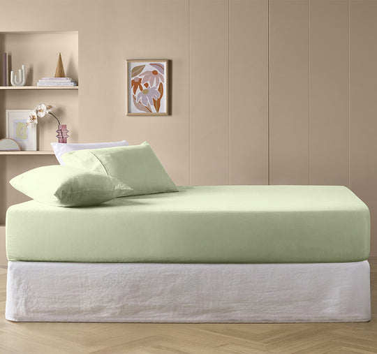 Drift Stonewashed Cotton Mega Fitted Combo Range Wild Sage