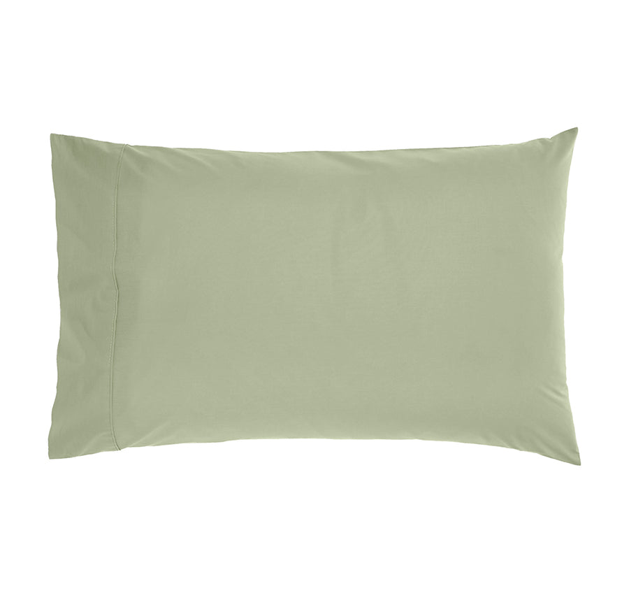 Drift Stonewashed Cotton Standard Pillowcase Pair Wild Sage