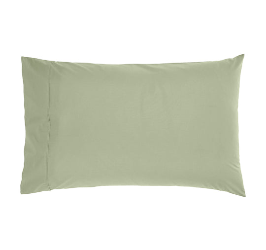 Drift Stonewashed Cotton Standard Pillowcase Pair Wild Sage