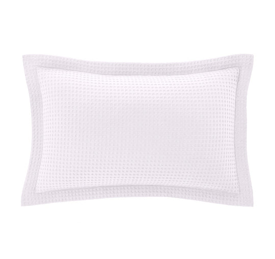 Haven Cotton Waffle Standard Pillowcase Pair Pure White