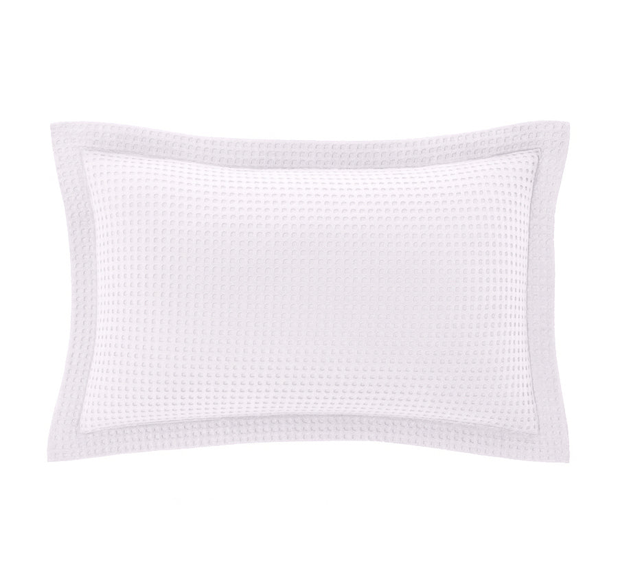 Haven Cotton Waffle Quilt Cover Set Range Pure White
