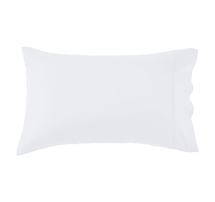 Oxford 300TC Crisp Cotton Percale Fitted Combo Range Pure White
