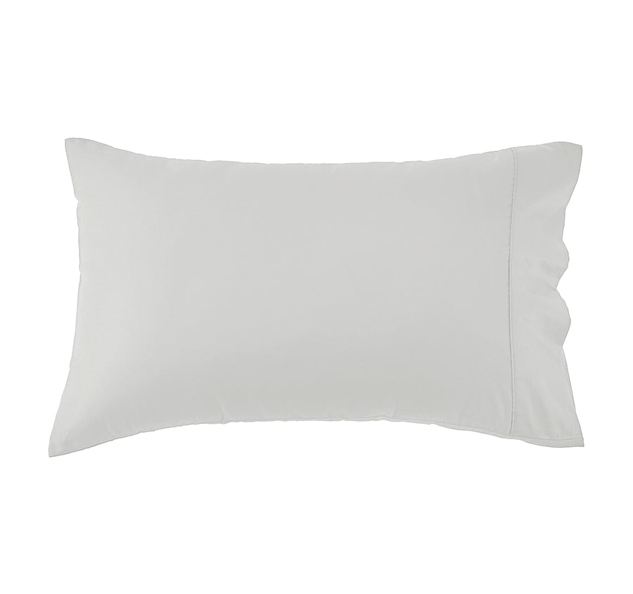 Oxford 300TC Crisp Cotton Percale Fitted Combo Range Warm Silver