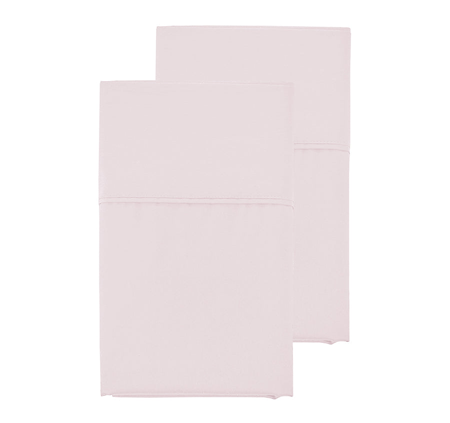 Signature 500TC Classic Egyptian Cotton Standard Pillowcase Pair Blush Pink
