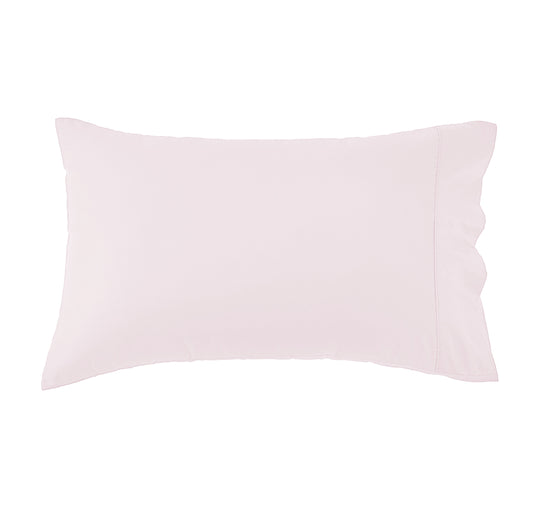 Signature 500TC Classic Egyptian Cotton Standard Pillowcase Pair Blush Pink