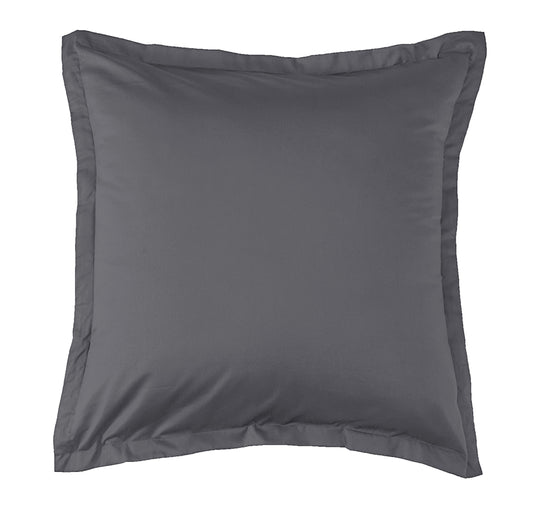 Signature 500TC Classic Egyptian Cotton Tailored European Pillowcase Charcoal Grey