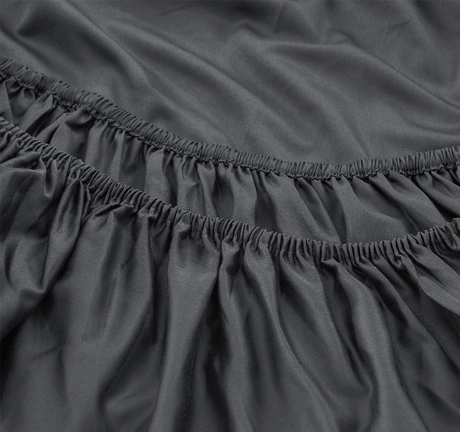 Signature 500TC Classic Egyptian Cotton Mega Fitted or Flat Sheet Range Charcoal Grey