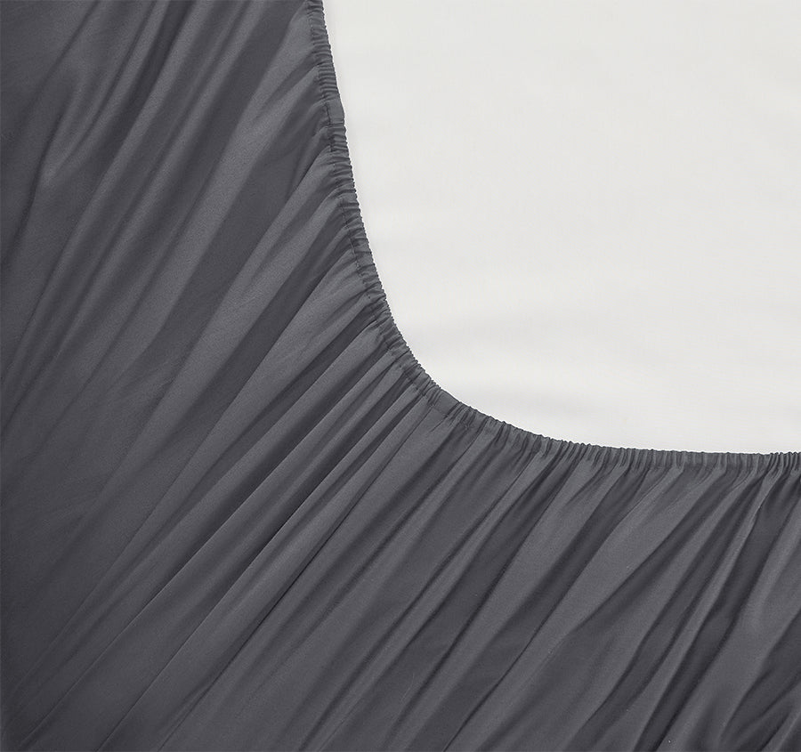 Signature 500TC Classic Egyptian Cotton Mega Fitted or Flat Sheet Range Charcoal Grey