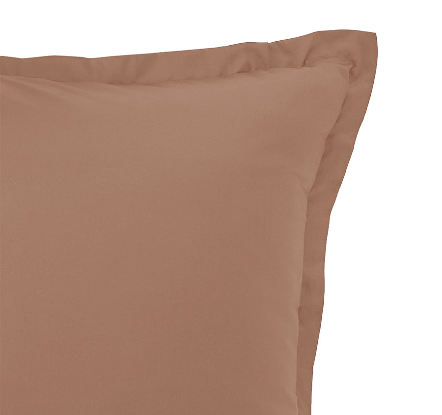 Signature 500TC Classic Egyptian Cotton Tailored European Pillowcase Earth Clay