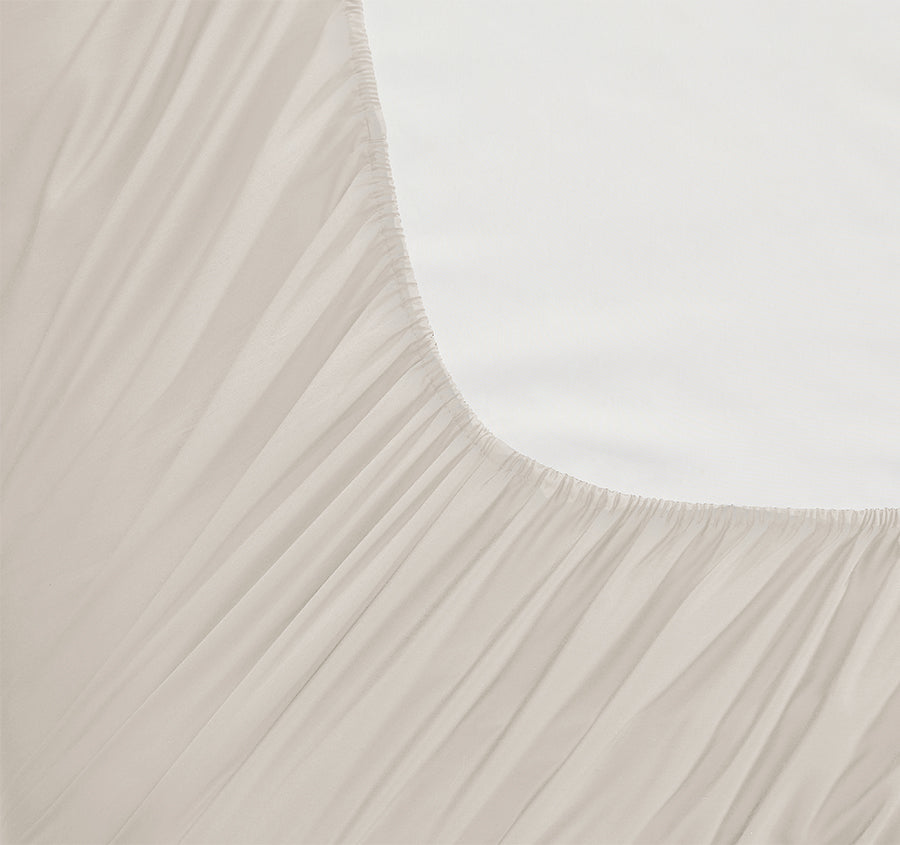 Signature 500TC Classic Egyptian Cotton Mega Fitted or Flat Sheet Range Warm Taupe