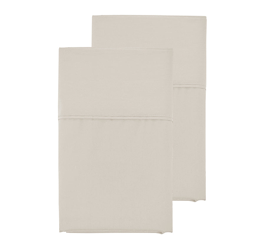 Signature 500TC Classic Egyptian Cotton Standard Pillowcase Pair Warm Taupe