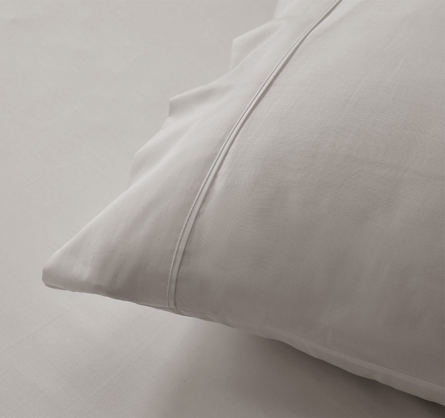 Signature 500TC Classic Egyptian Cotton Standard Pillowcase Pair Warm Taupe