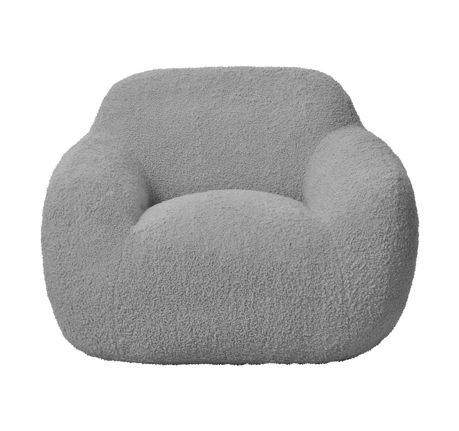 Boucle Cozy Chair Range Grey – Manchester Warehouse