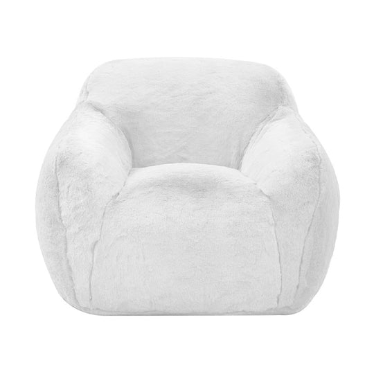 Faux Fur Cozy Chair Range White