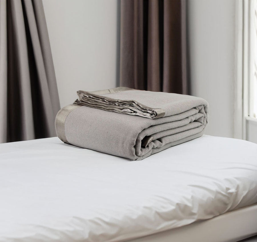 Australian Wool Blanket Range Platinum