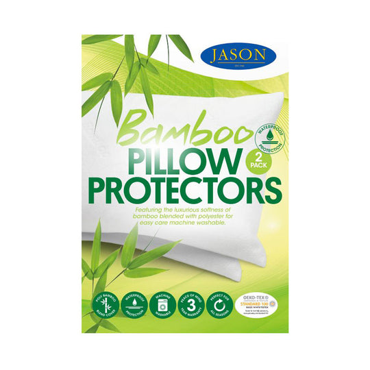 Bamboo Waterproof 2 Pack Standard Pillow Protector